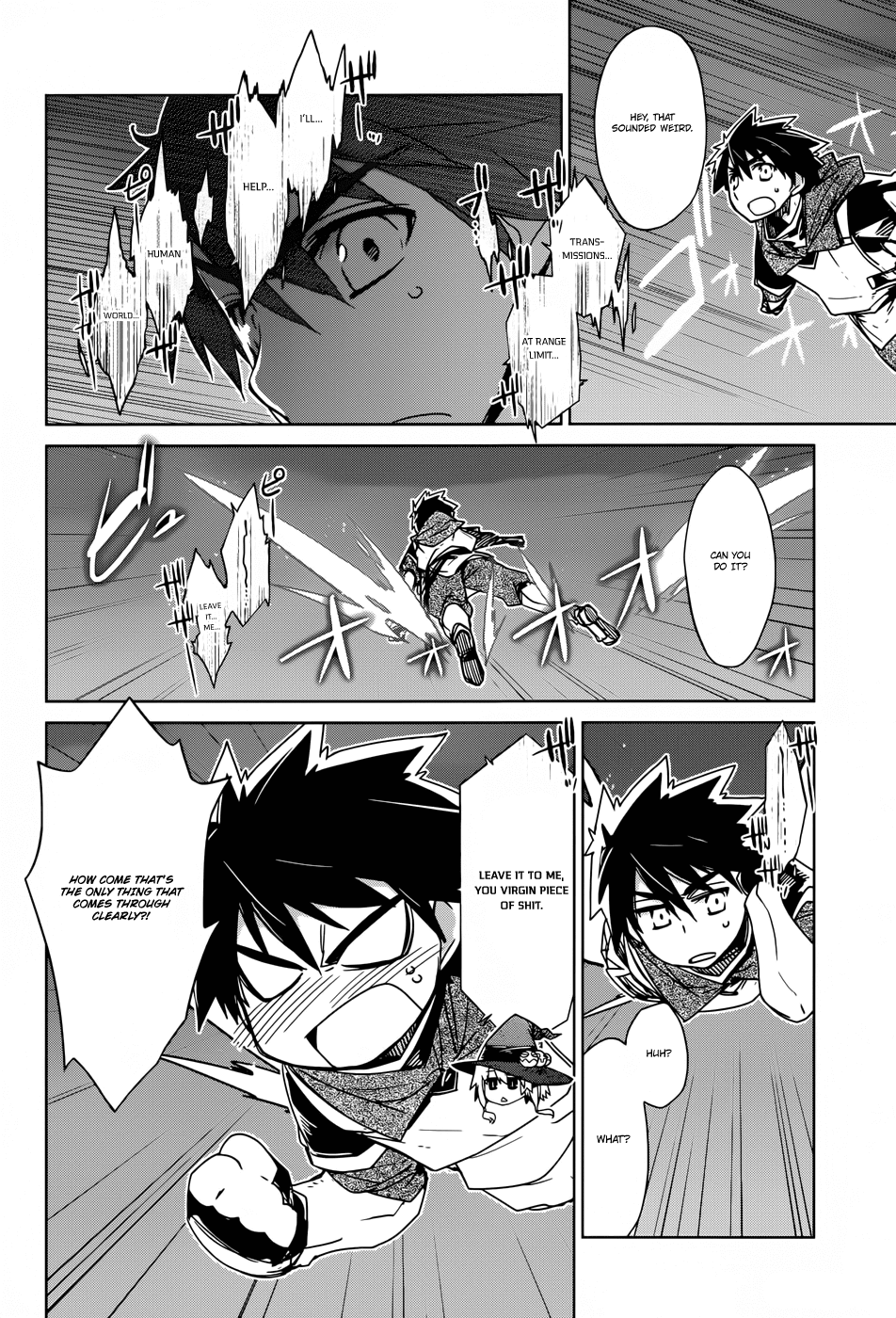 Maoyuu Maou Yuusha - "Kono Watashi no Mono Tonare, Yuusha yo" "Kotowaru!" Chapter 20 page 10 - Chapter 20: For the Land!