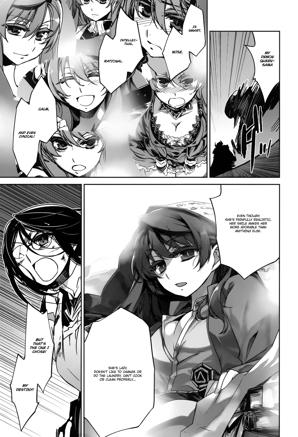 Maoyuu Maou Yuusha - "Kono Watashi no Mono Tonare, Yuusha yo" "Kotowaru!" Chapter 21 page 10 - Chapter 21: "They Told Me ""Thank You"""