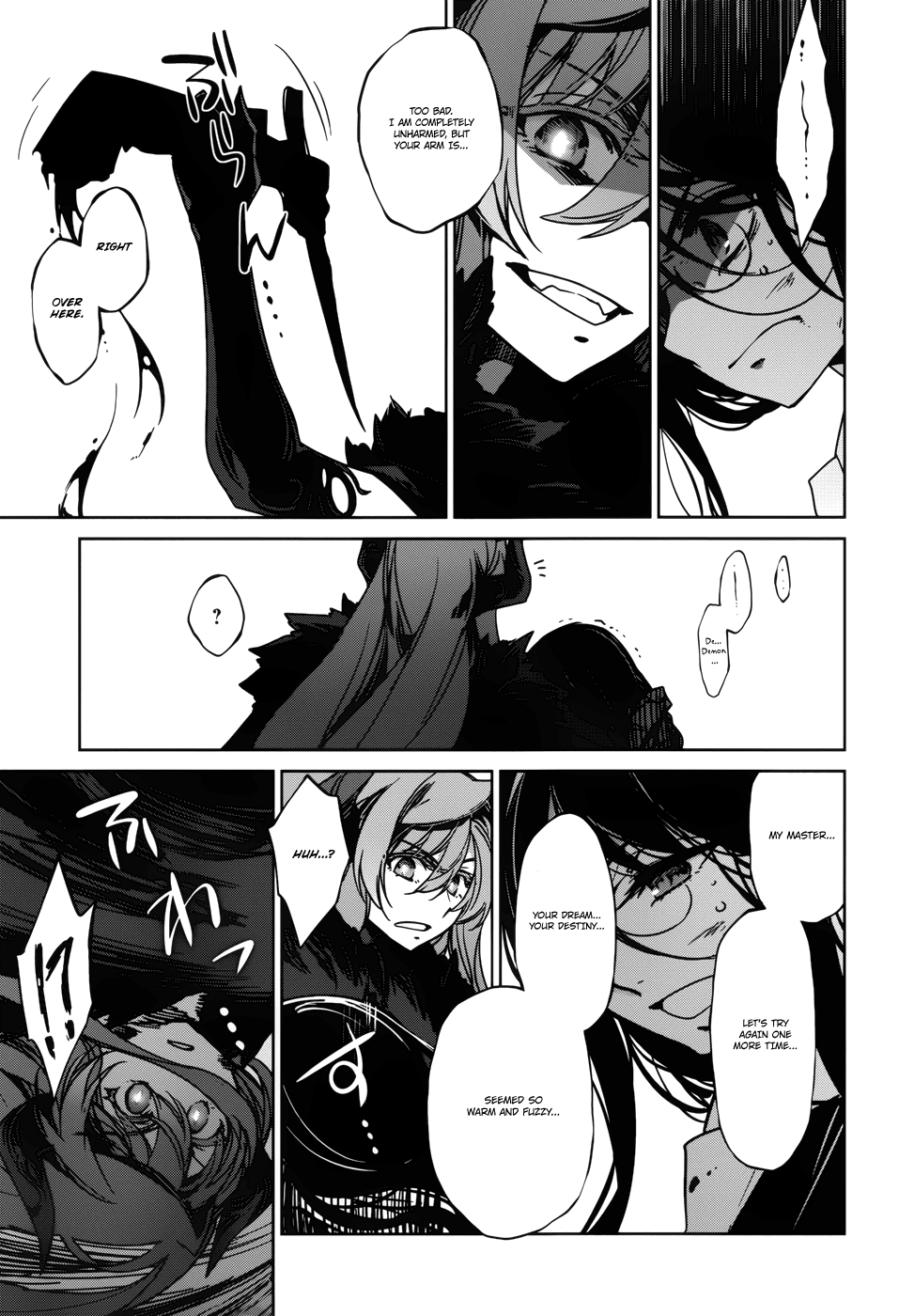 Maoyuu Maou Yuusha - "Kono Watashi no Mono Tonare, Yuusha yo" "Kotowaru!" Chapter 21 page 12 - Chapter 21: "They Told Me ""Thank You"""