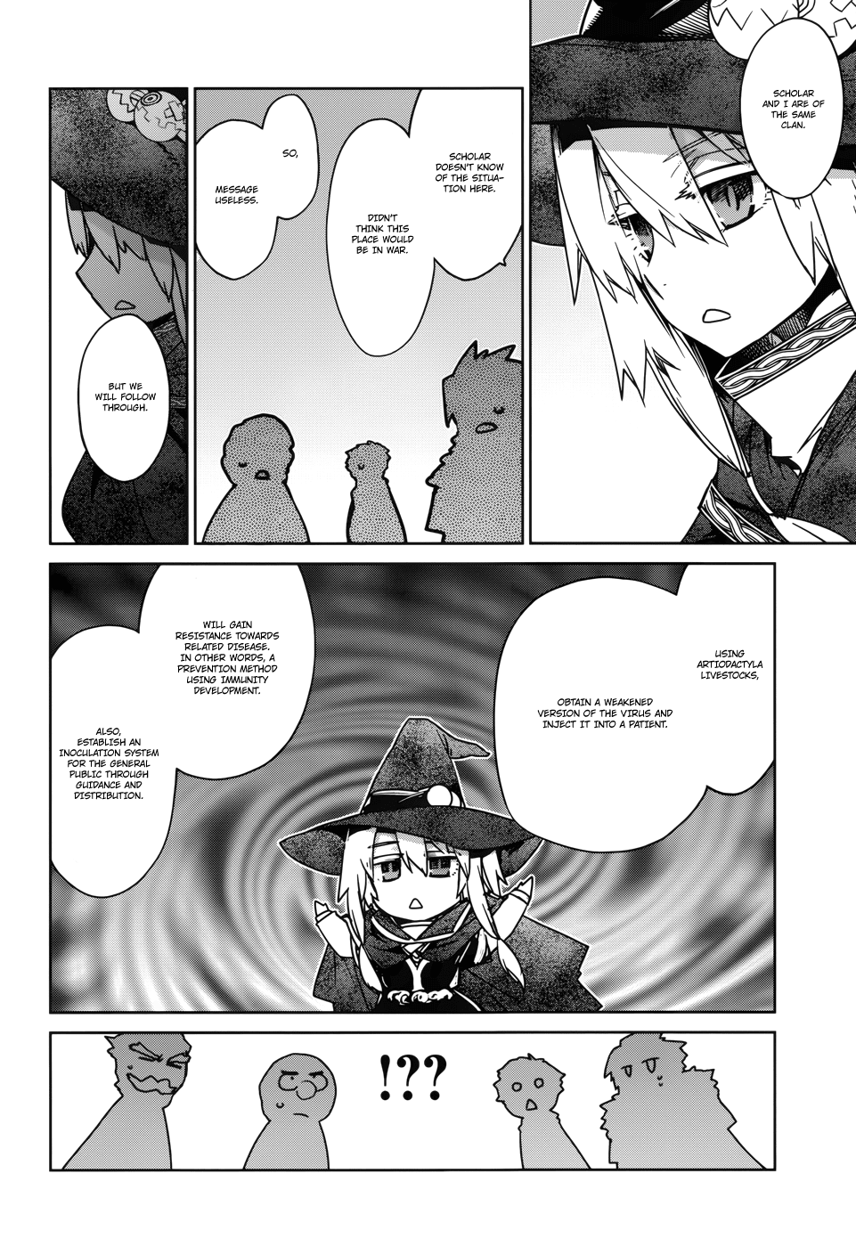 Maoyuu Maou Yuusha - "Kono Watashi no Mono Tonare, Yuusha yo" "Kotowaru!" Chapter 21 page 27 - Chapter 21: "They Told Me ""Thank You"""