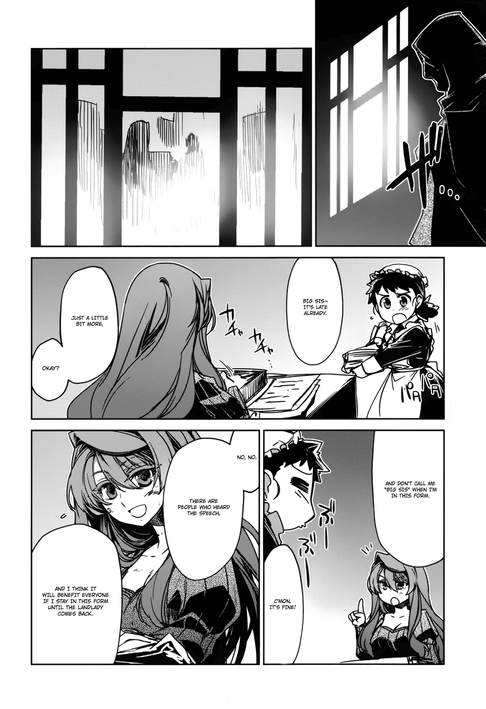 Maoyuu Maou Yuusha - "Kono Watashi no Mono Tonare, Yuusha yo" "Kotowaru!" Chapter 21 page 35 - Chapter 21: "They Told Me ""Thank You"""
