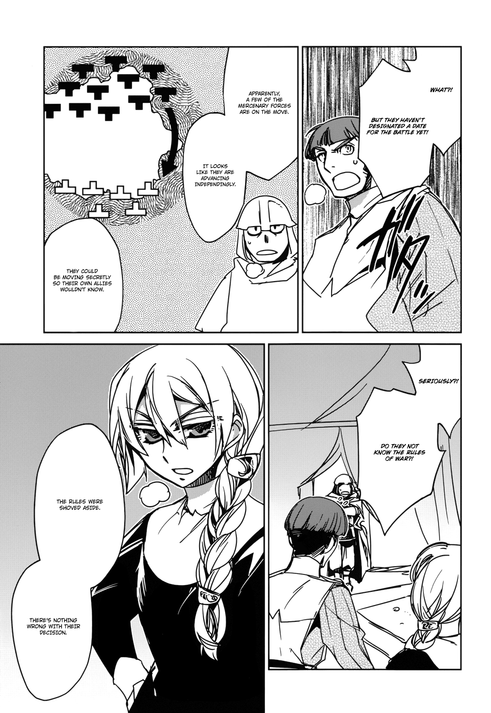 Maoyuu Maou Yuusha - "Kono Watashi no Mono Tonare, Yuusha yo" "Kotowaru!" Chapter 21 page 50 - Chapter 21: "They Told Me ""Thank You"""