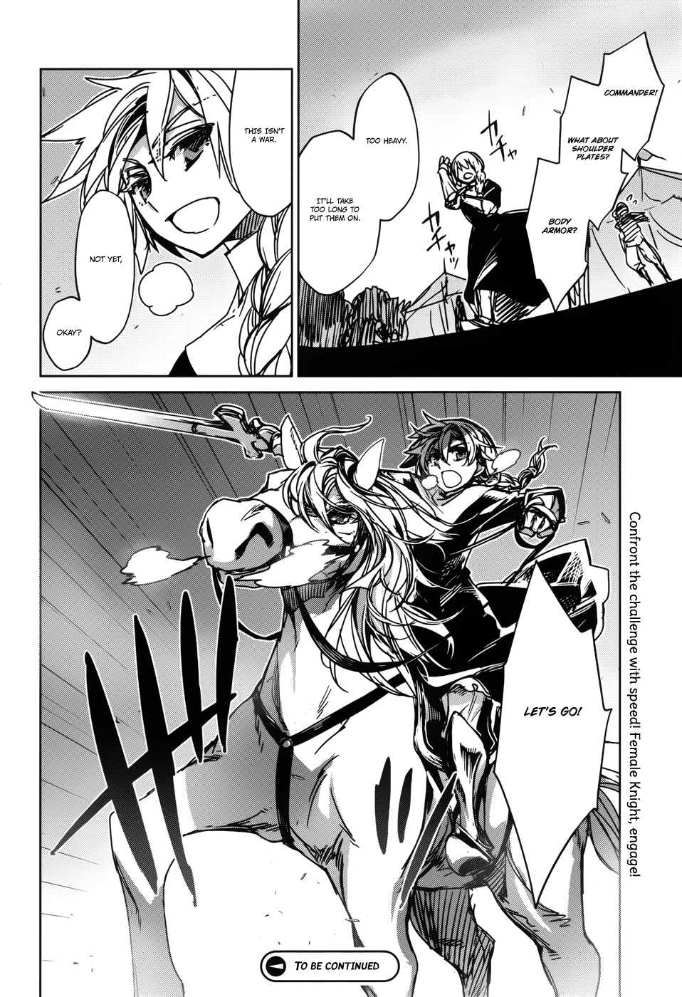 Maoyuu Maou Yuusha - "Kono Watashi no Mono Tonare, Yuusha yo" "Kotowaru!" Chapter 21 page 53 - Chapter 21: "They Told Me ""Thank You"""