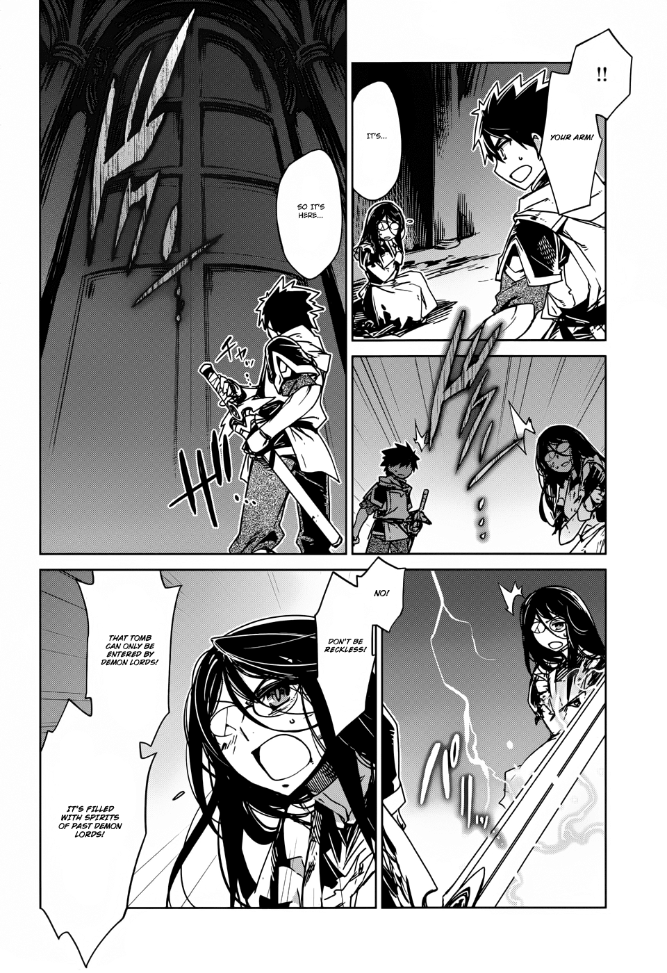 Maoyuu Maou Yuusha - "Kono Watashi no Mono Tonare, Yuusha yo" "Kotowaru!" Chapter 22 page 24 - Chapter 22: Sorry to Have Kept You Waiting, My Hero