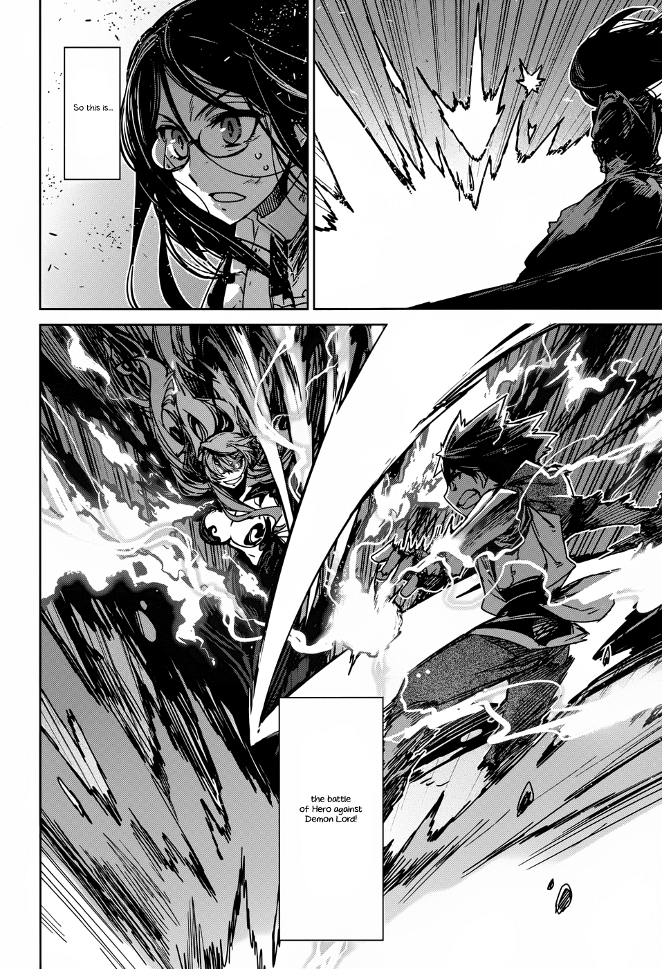 Maoyuu Maou Yuusha - "Kono Watashi no Mono Tonare, Yuusha yo" "Kotowaru!" Chapter 22 page 29 - Chapter 22: Sorry to Have Kept You Waiting, My Hero