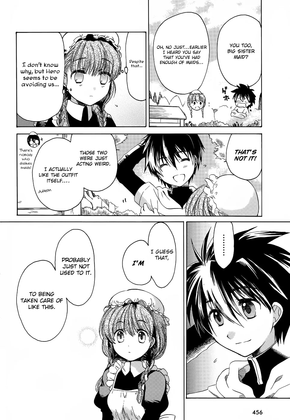 Maoyuu Maou Yuusha - "Kono Watashi no Mono Tonare, Yuusha yo" "Kotowaru!" Chapter 23.5 page 8 - Chapter 23.5: Extra 2