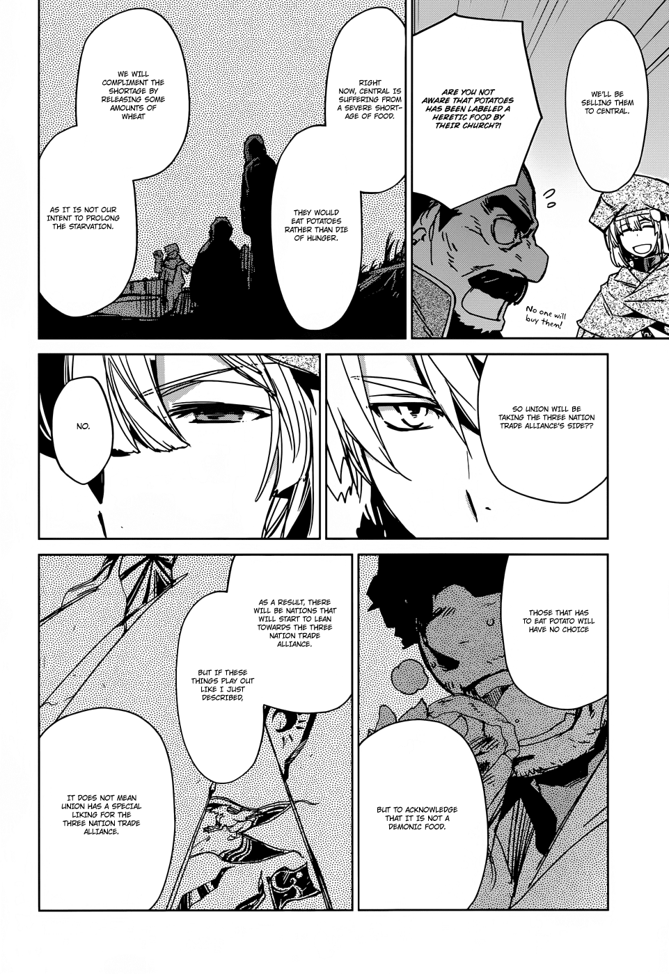 Maoyuu Maou Yuusha - "Kono Watashi no Mono Tonare, Yuusha yo" "Kotowaru!" Chapter 23 page 16 - Chapter 23: There is a Time to Fight and a Time to Relent
