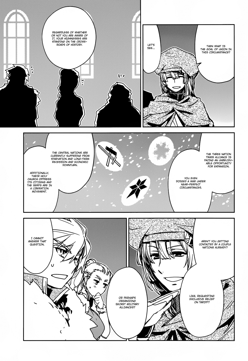 Maoyuu Maou Yuusha - "Kono Watashi no Mono Tonare, Yuusha yo" "Kotowaru!" Chapter 23 page 17 - Chapter 23: There is a Time to Fight and a Time to Relent