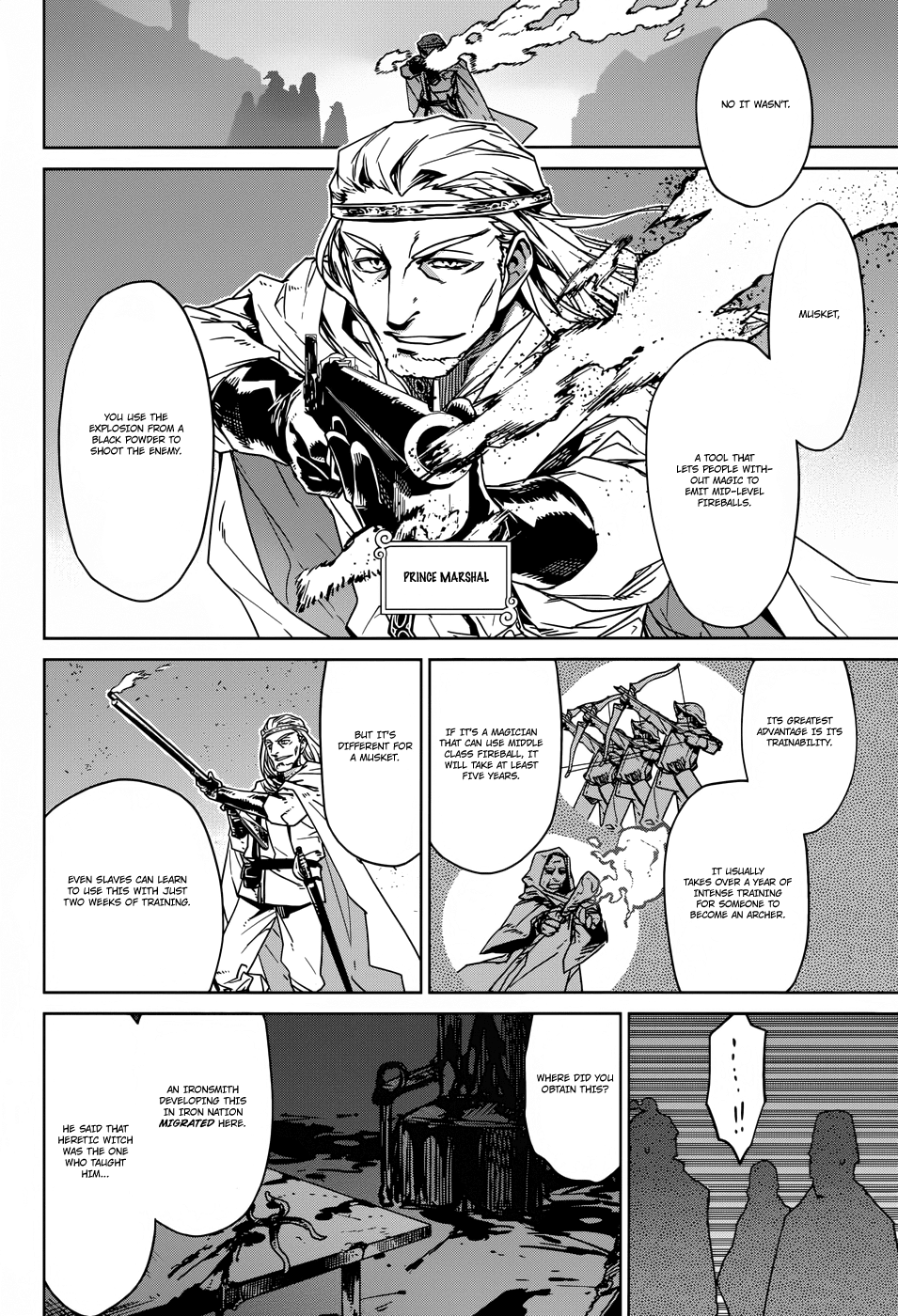 Maoyuu Maou Yuusha - "Kono Watashi no Mono Tonare, Yuusha yo" "Kotowaru!" Chapter 23 page 36 - Chapter 23: There is a Time to Fight and a Time to Relent