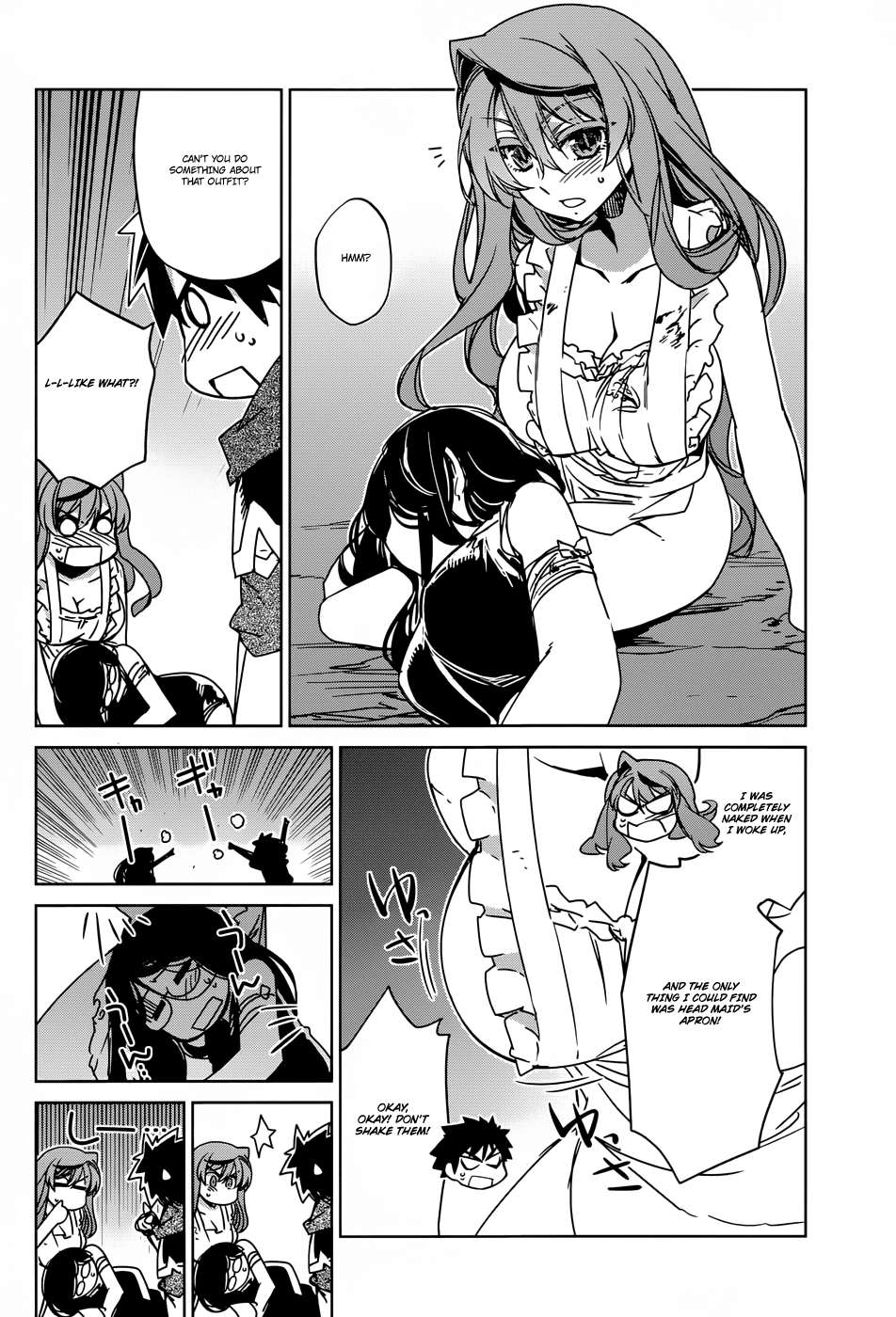 Maoyuu Maou Yuusha - "Kono Watashi no Mono Tonare, Yuusha yo" "Kotowaru!" Chapter 23 page 6 - Chapter 23: There is a Time to Fight and a Time to Relent