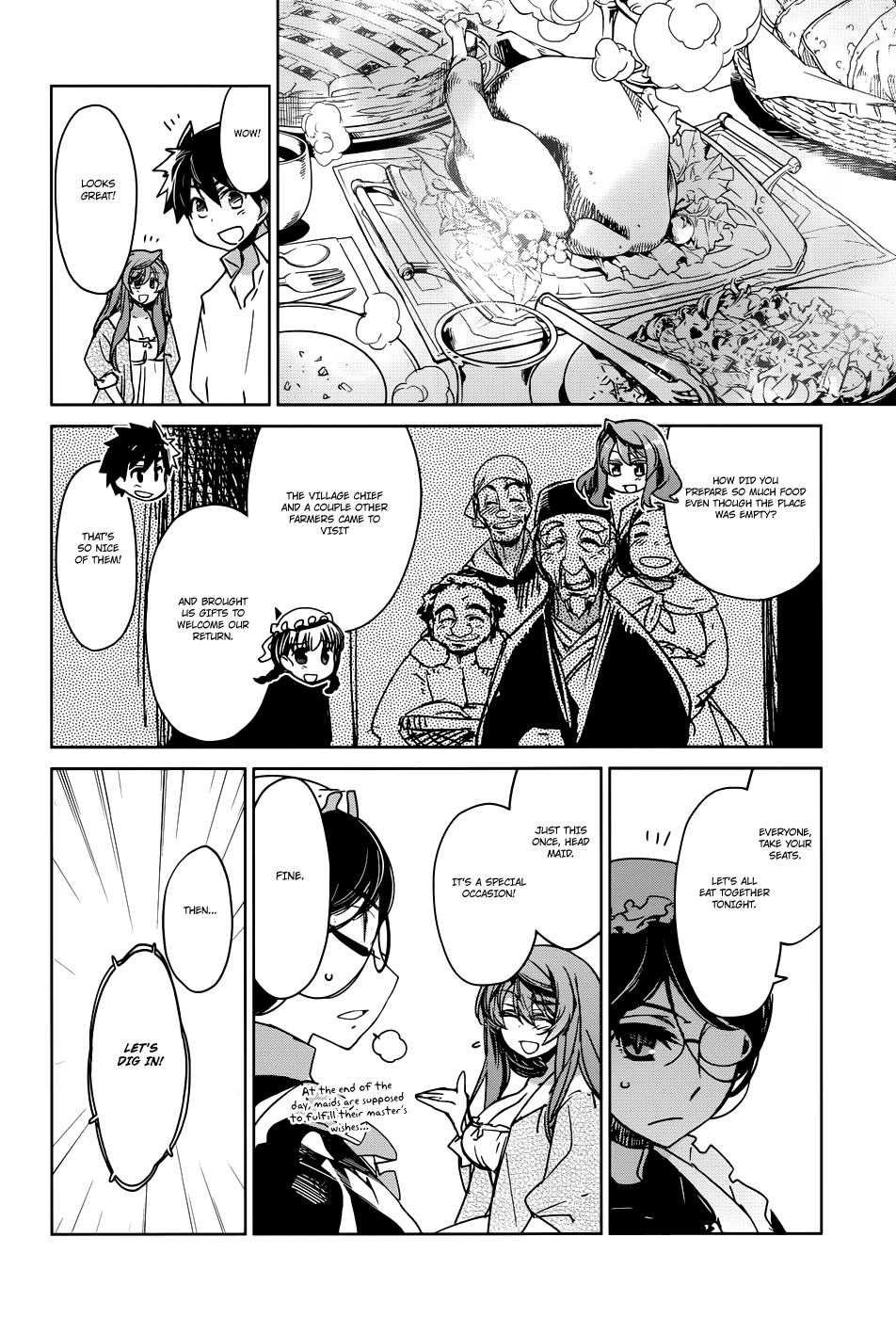Maoyuu Maou Yuusha - "Kono Watashi no Mono Tonare, Yuusha yo" "Kotowaru!" Chapter 24 page 12 - Chapter 24: I Love This World
