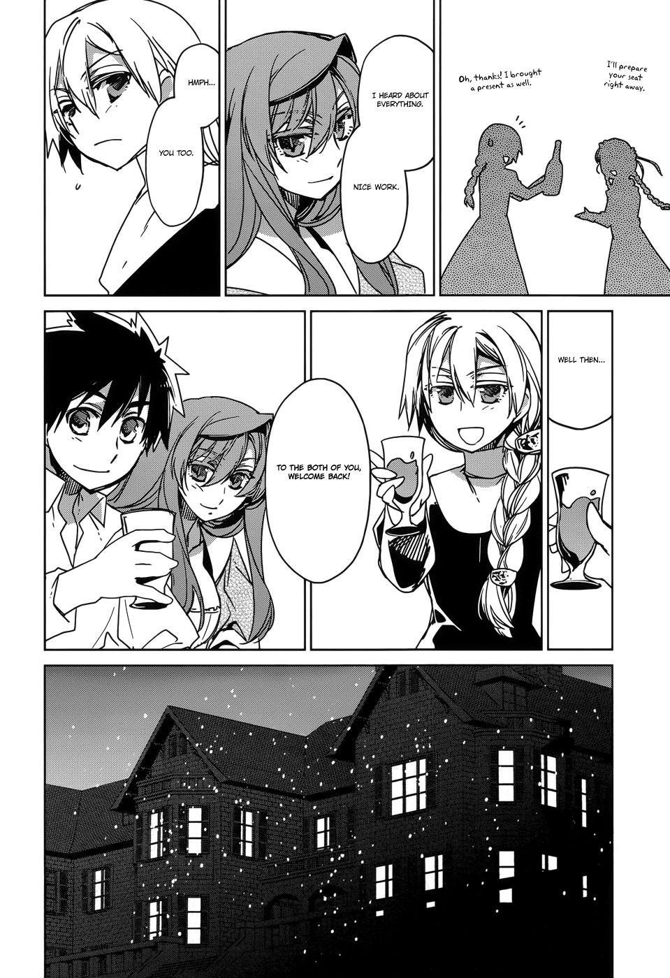 Maoyuu Maou Yuusha - "Kono Watashi no Mono Tonare, Yuusha yo" "Kotowaru!" Chapter 24 page 16 - Chapter 24: I Love This World