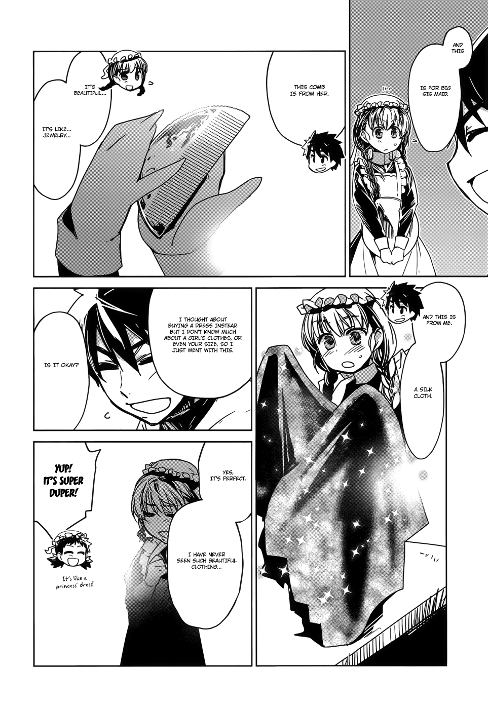 Maoyuu Maou Yuusha - "Kono Watashi no Mono Tonare, Yuusha yo" "Kotowaru!" Chapter 24 page 18 - Chapter 24: I Love This World