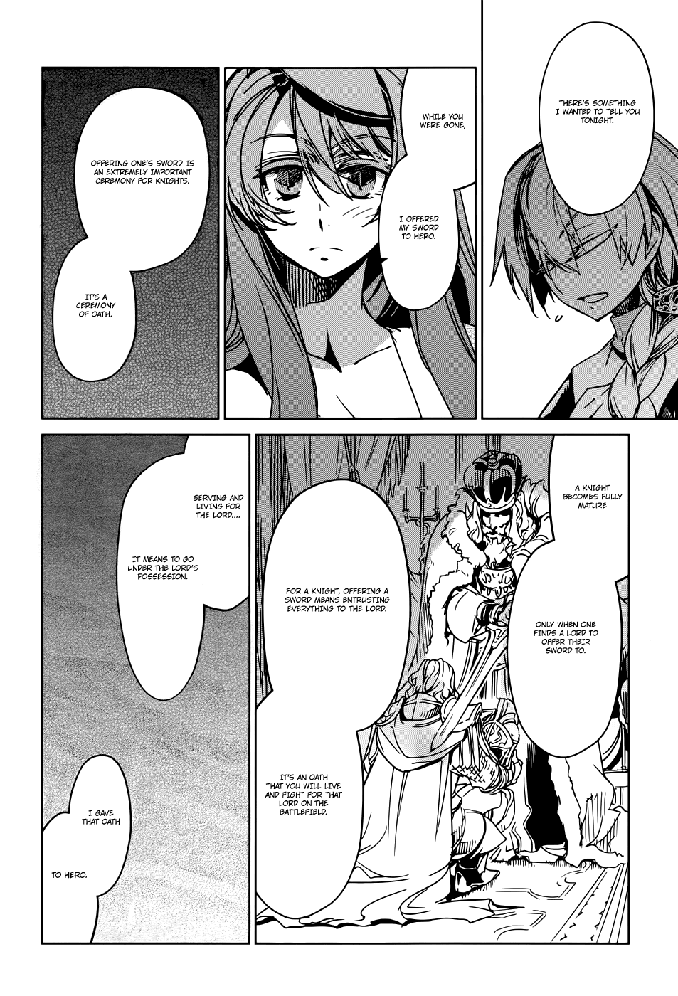 Maoyuu Maou Yuusha - "Kono Watashi no Mono Tonare, Yuusha yo" "Kotowaru!" Chapter 24 page 20 - Chapter 24: I Love This World