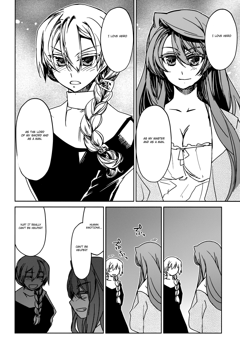 Maoyuu Maou Yuusha - "Kono Watashi no Mono Tonare, Yuusha yo" "Kotowaru!" Chapter 24 page 24 - Chapter 24: I Love This World