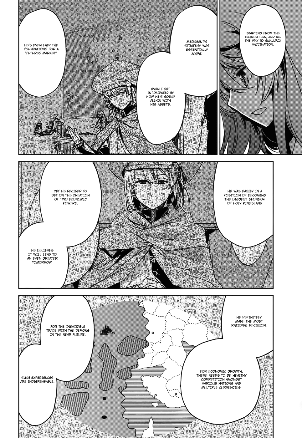 Maoyuu Maou Yuusha - "Kono Watashi no Mono Tonare, Yuusha yo" "Kotowaru!" Chapter 24 page 32 - Chapter 24: I Love This World