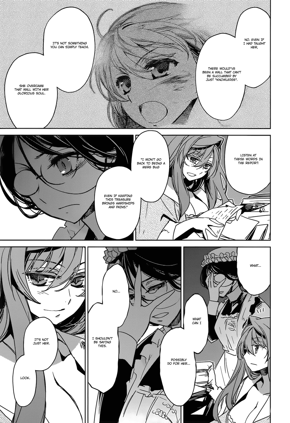 Maoyuu Maou Yuusha - "Kono Watashi no Mono Tonare, Yuusha yo" "Kotowaru!" Chapter 24 page 35 - Chapter 24: I Love This World