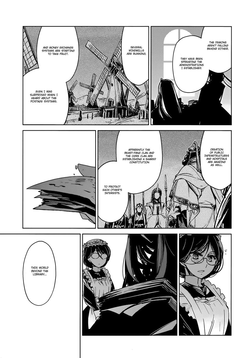 Maoyuu Maou Yuusha - "Kono Watashi no Mono Tonare, Yuusha yo" "Kotowaru!" Chapter 24 page 37 - Chapter 24: I Love This World