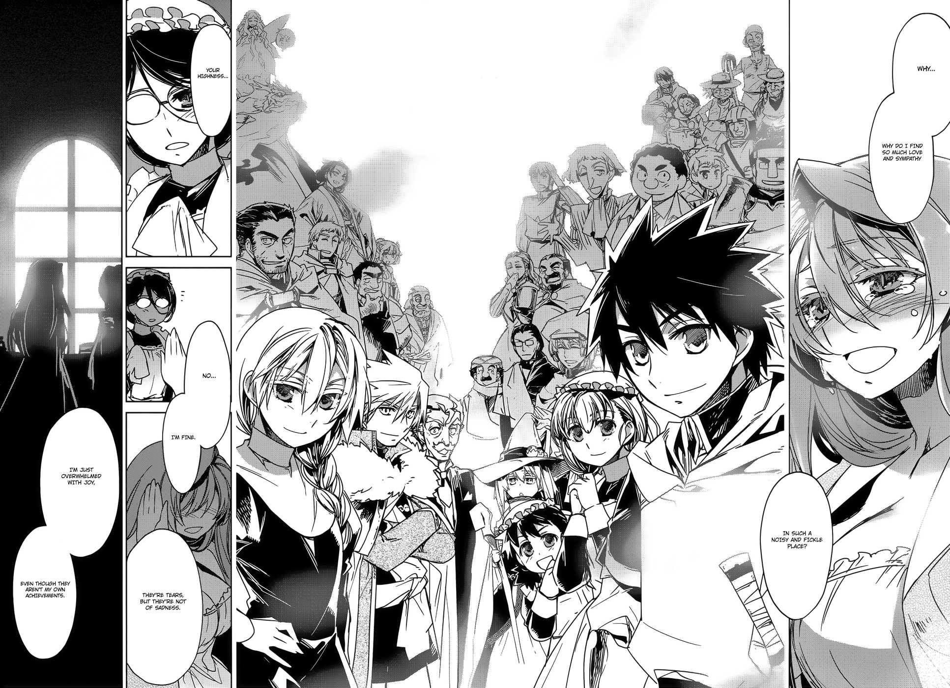 Maoyuu Maou Yuusha - "Kono Watashi no Mono Tonare, Yuusha yo" "Kotowaru!" Chapter 24 page 38 - Chapter 24: I Love This World