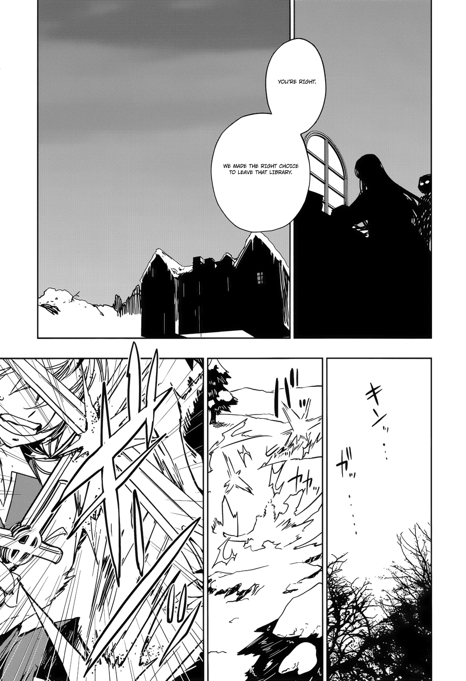 Maoyuu Maou Yuusha - "Kono Watashi no Mono Tonare, Yuusha yo" "Kotowaru!" Chapter 24 page 40 - Chapter 24: I Love This World