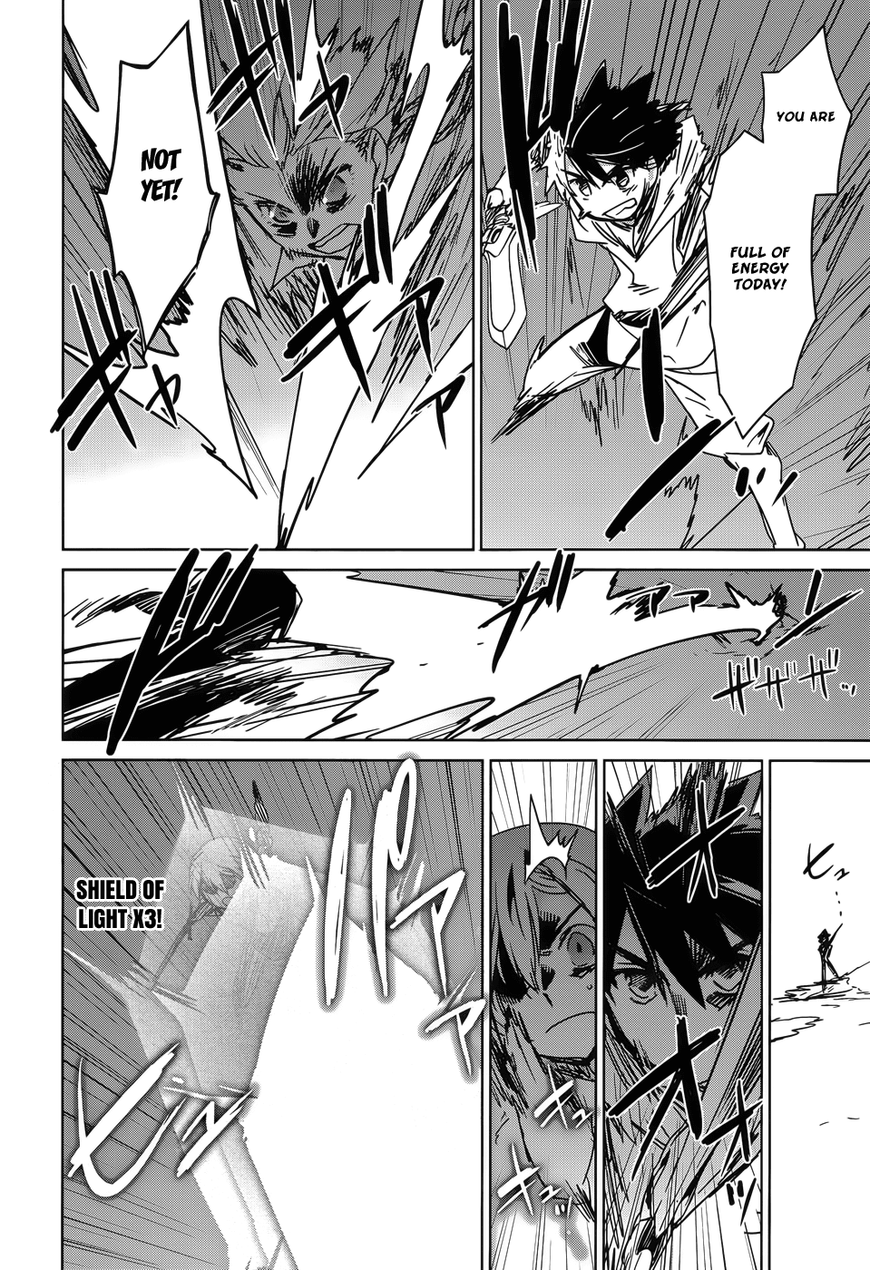 Maoyuu Maou Yuusha - "Kono Watashi no Mono Tonare, Yuusha yo" "Kotowaru!" Chapter 24 page 41 - Chapter 24: I Love This World