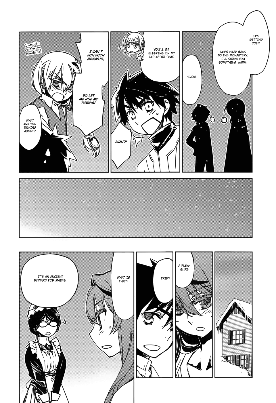 Maoyuu Maou Yuusha - "Kono Watashi no Mono Tonare, Yuusha yo" "Kotowaru!" Chapter 24 page 45 - Chapter 24: I Love This World