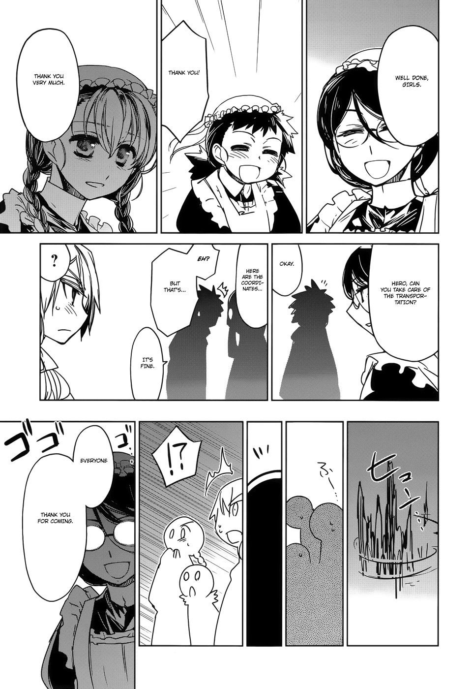 Maoyuu Maou Yuusha - "Kono Watashi no Mono Tonare, Yuusha yo" "Kotowaru!" Chapter 24 page 48 - Chapter 24: I Love This World