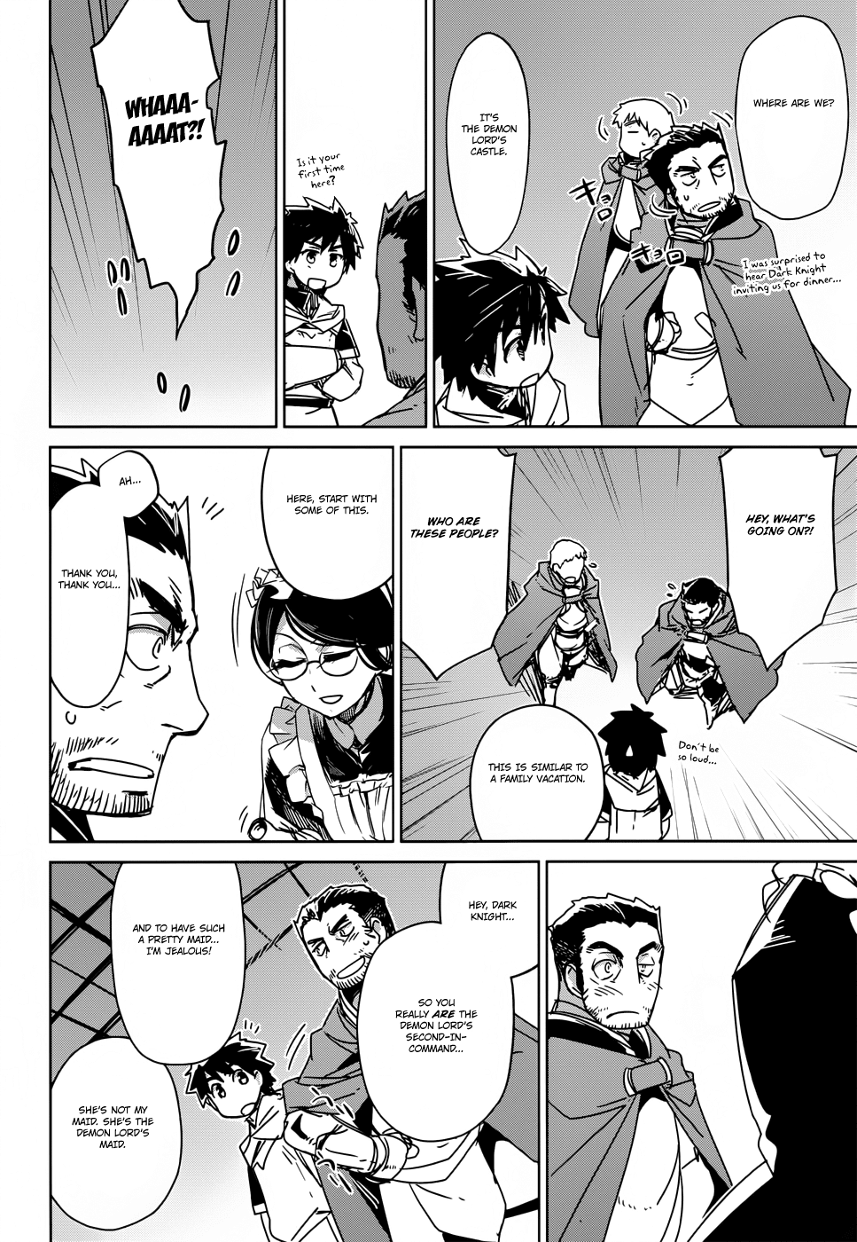 Maoyuu Maou Yuusha - "Kono Watashi no Mono Tonare, Yuusha yo" "Kotowaru!" Chapter 25 page 16 - Chapter 25: Time Demands It