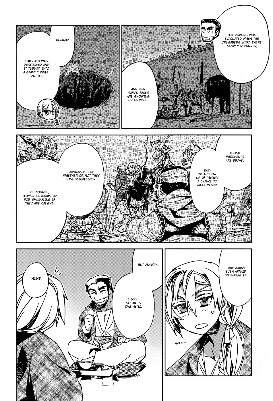 Maoyuu Maou Yuusha - "Kono Watashi no Mono Tonare, Yuusha yo" "Kotowaru!" Chapter 25 page 20 - Chapter 25: Time Demands It