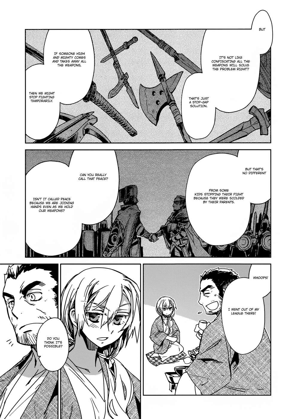 Maoyuu Maou Yuusha - "Kono Watashi no Mono Tonare, Yuusha yo" "Kotowaru!" Chapter 25 page 23 - Chapter 25: Time Demands It