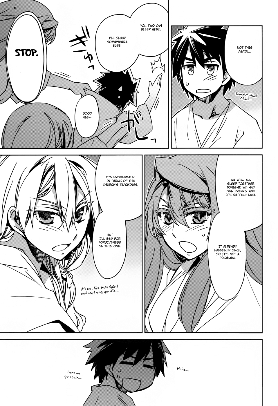 Maoyuu Maou Yuusha - "Kono Watashi no Mono Tonare, Yuusha yo" "Kotowaru!" Chapter 25 page 27 - Chapter 25: Time Demands It