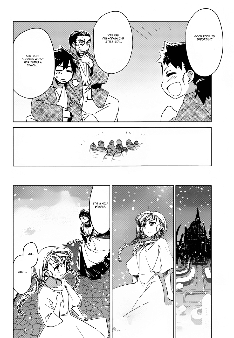 Maoyuu Maou Yuusha - "Kono Watashi no Mono Tonare, Yuusha yo" "Kotowaru!" Chapter 25 page 42 - Chapter 25: Time Demands It