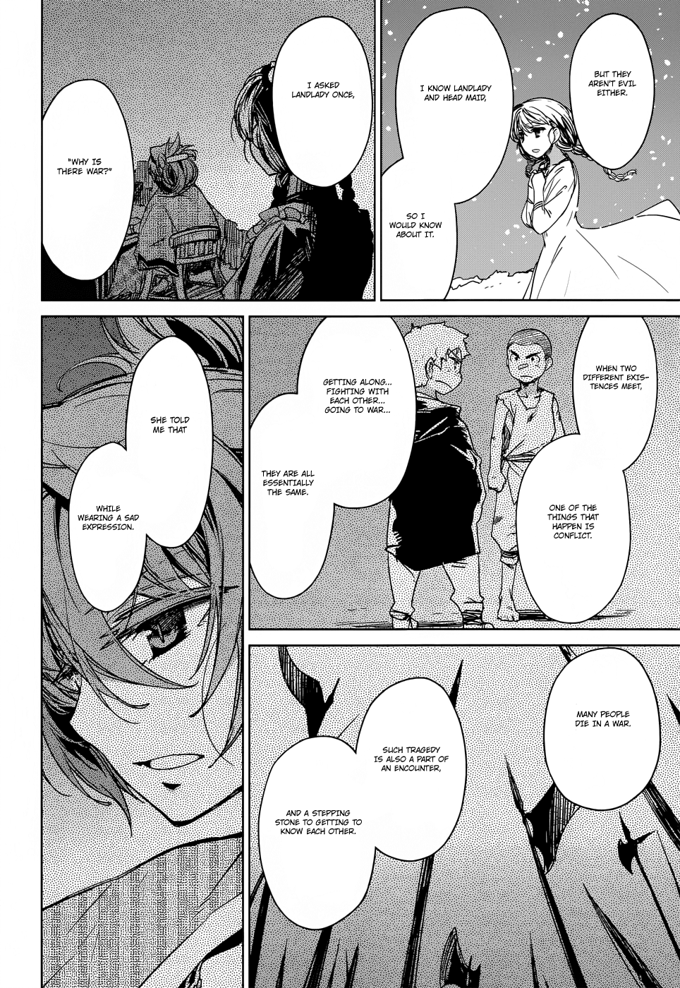 Maoyuu Maou Yuusha - "Kono Watashi no Mono Tonare, Yuusha yo" "Kotowaru!" Chapter 25 page 46 - Chapter 25: Time Demands It