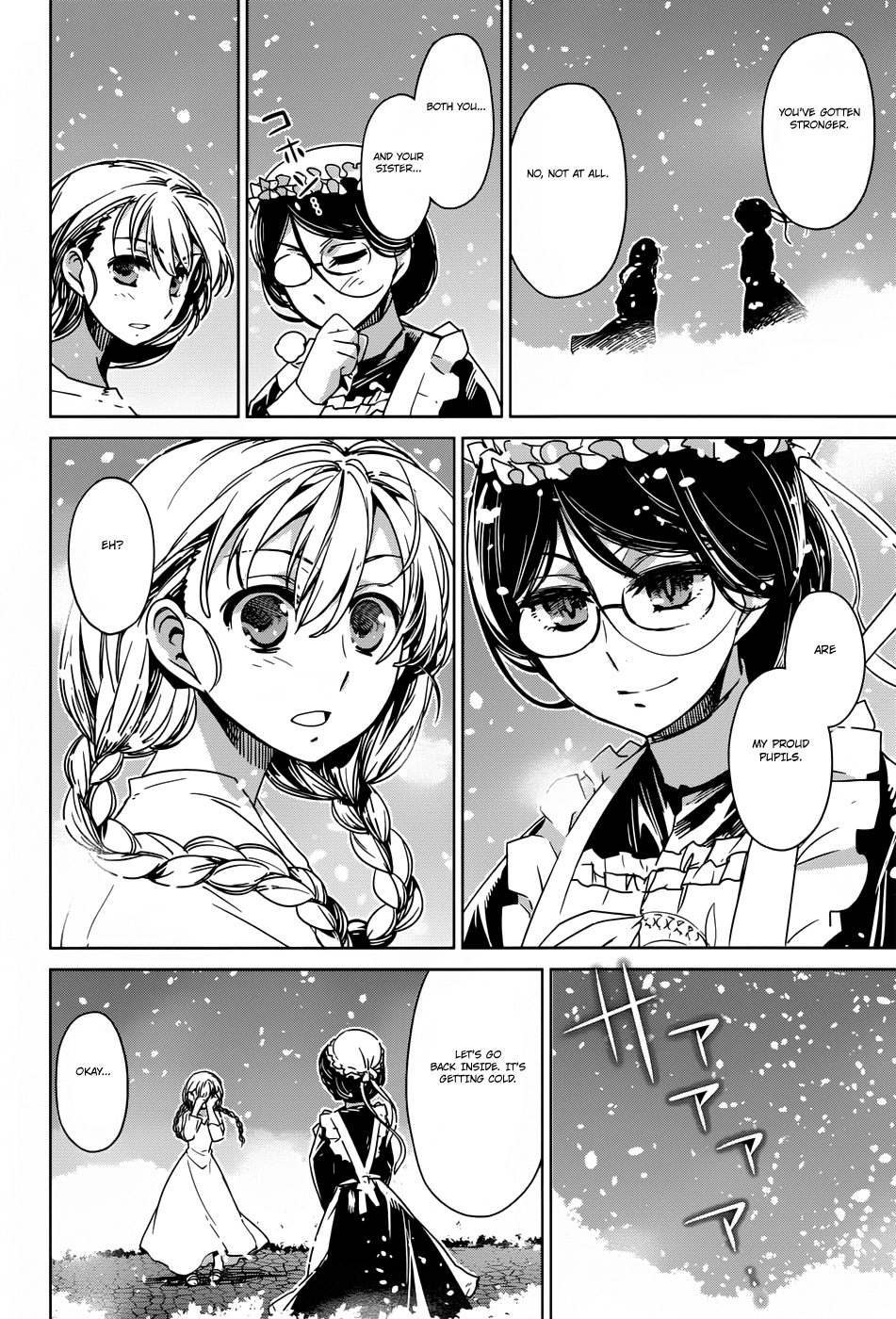 Maoyuu Maou Yuusha - "Kono Watashi no Mono Tonare, Yuusha yo" "Kotowaru!" Chapter 25 page 48 - Chapter 25: Time Demands It