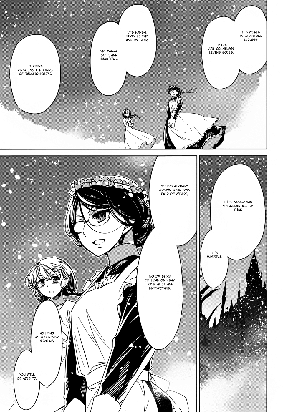 Maoyuu Maou Yuusha - "Kono Watashi no Mono Tonare, Yuusha yo" "Kotowaru!" Chapter 25 page 49 - Chapter 25: Time Demands It