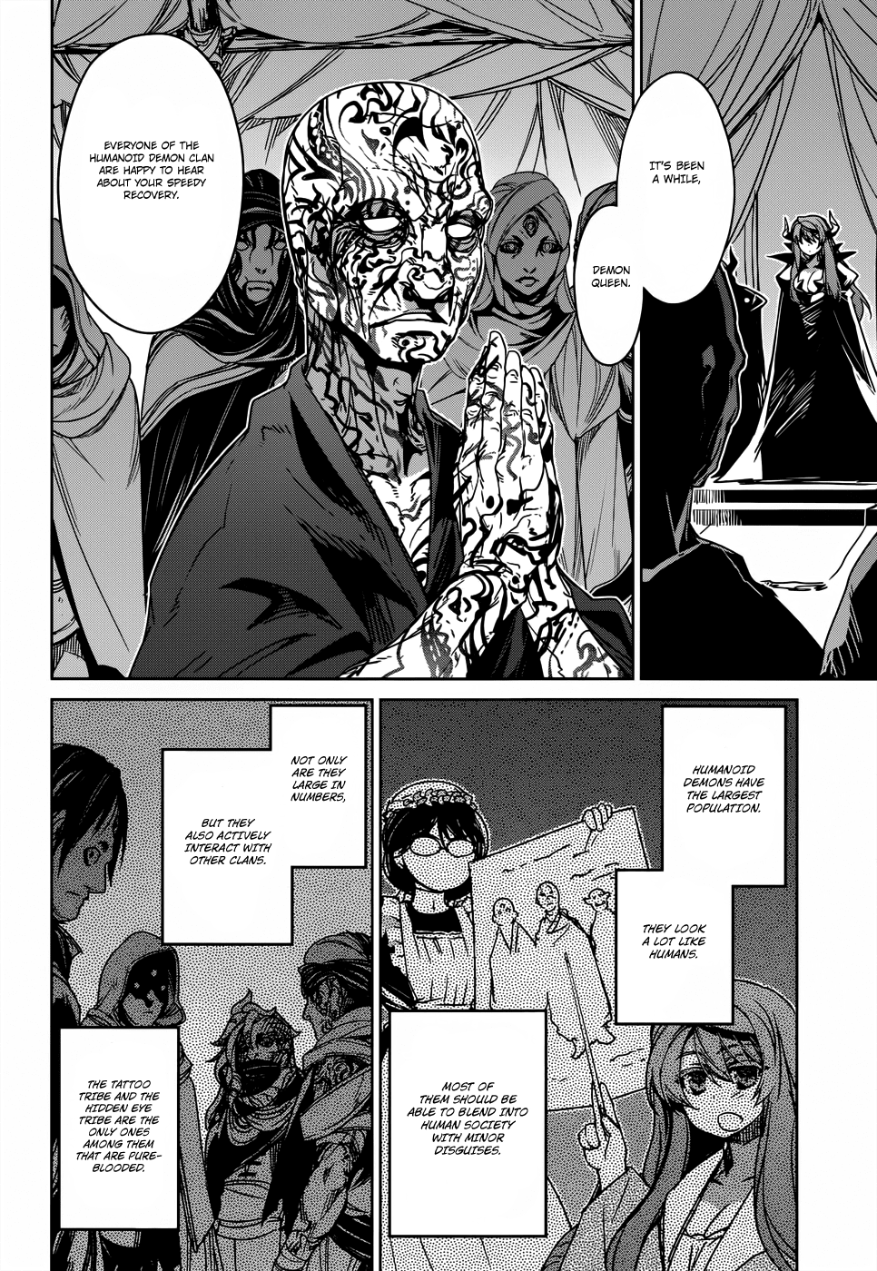 Maoyuu Maou Yuusha - "Kono Watashi no Mono Tonare, Yuusha yo" "Kotowaru!" Chapter 26 page 10 - Chapter 26: Kurultai, Meeting of the Demon Clans