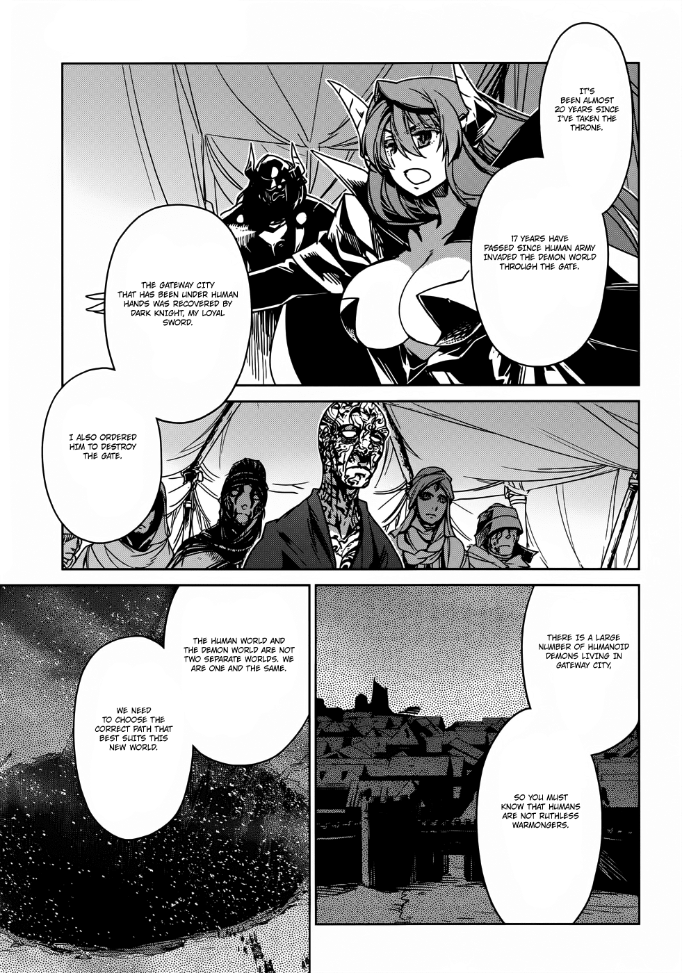 Maoyuu Maou Yuusha - "Kono Watashi no Mono Tonare, Yuusha yo" "Kotowaru!" Chapter 26 page 11 - Chapter 26: Kurultai, Meeting of the Demon Clans