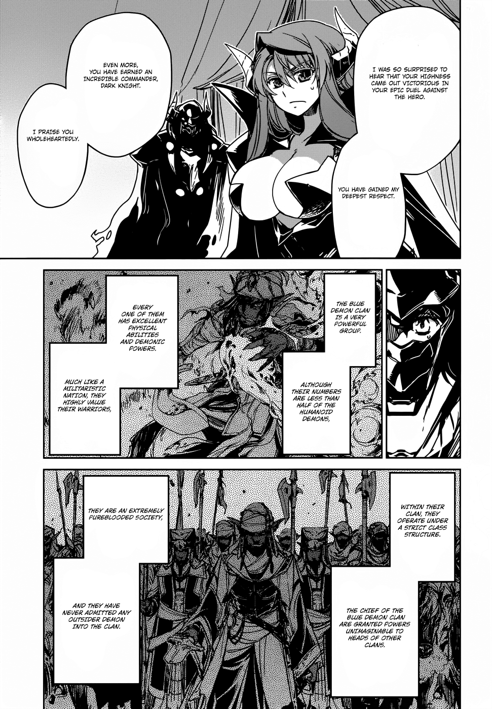 Maoyuu Maou Yuusha - "Kono Watashi no Mono Tonare, Yuusha yo" "Kotowaru!" Chapter 26 page 15 - Chapter 26: Kurultai, Meeting of the Demon Clans