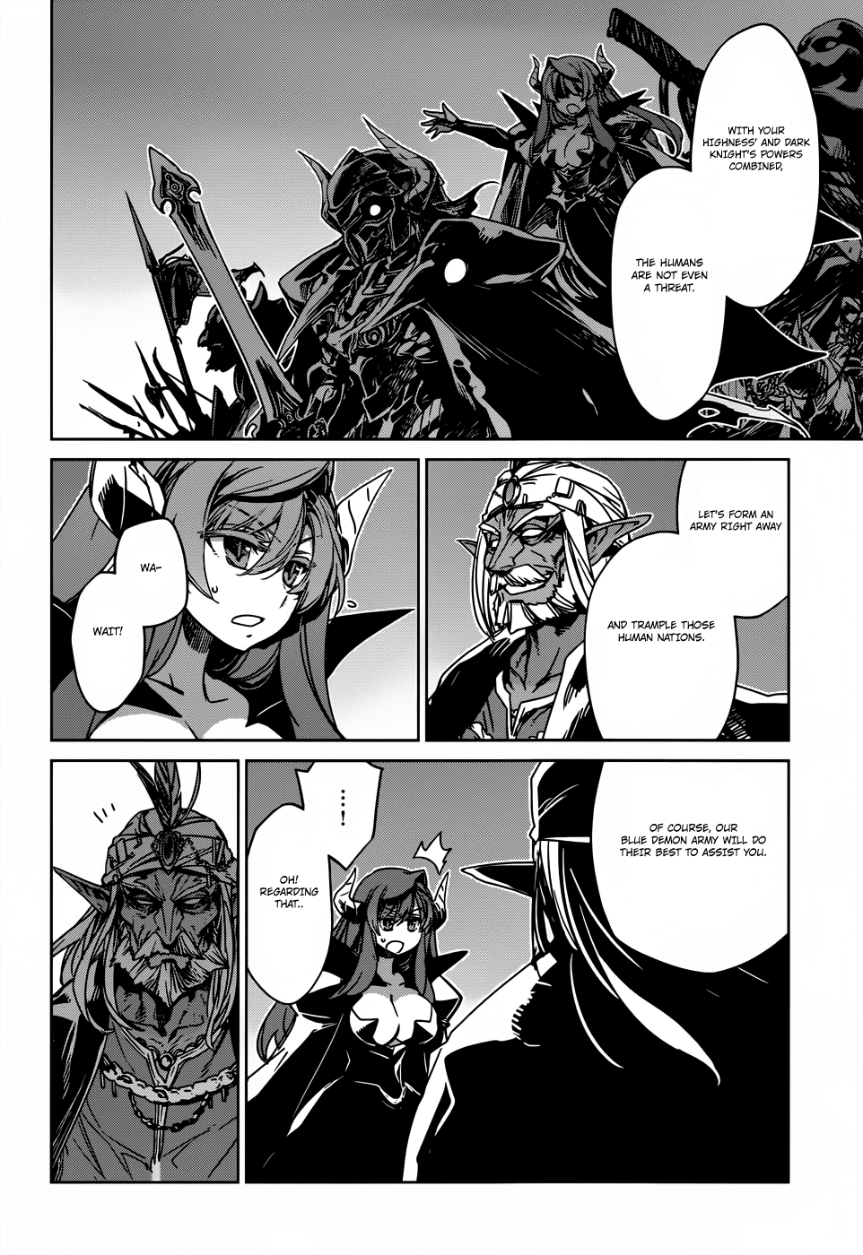 Maoyuu Maou Yuusha - "Kono Watashi no Mono Tonare, Yuusha yo" "Kotowaru!" Chapter 26 page 16 - Chapter 26: Kurultai, Meeting of the Demon Clans