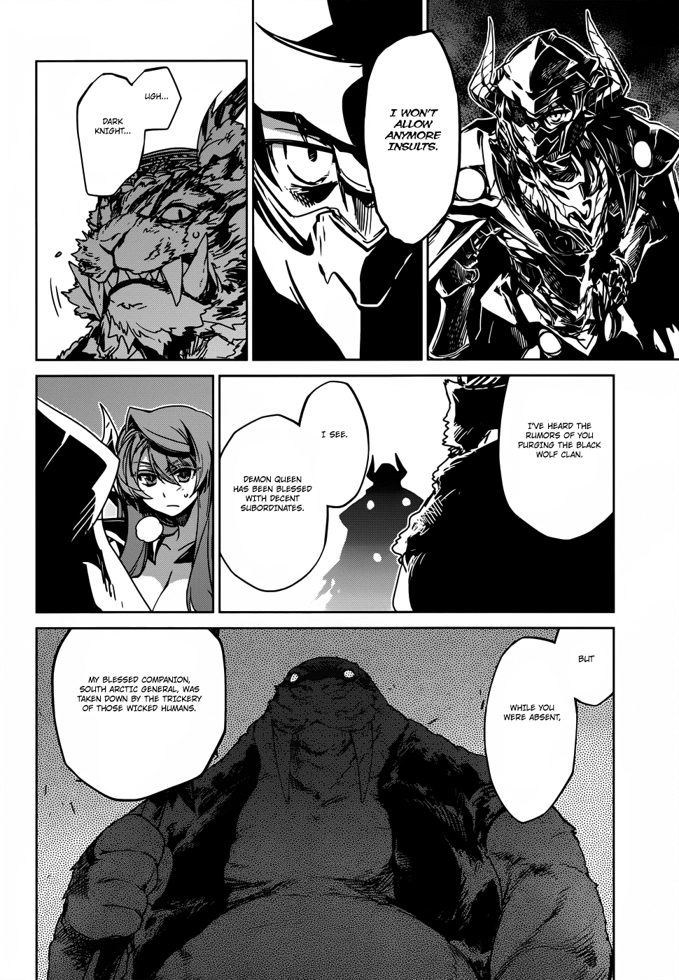 Maoyuu Maou Yuusha - "Kono Watashi no Mono Tonare, Yuusha yo" "Kotowaru!" Chapter 26 page 24 - Chapter 26: Kurultai, Meeting of the Demon Clans