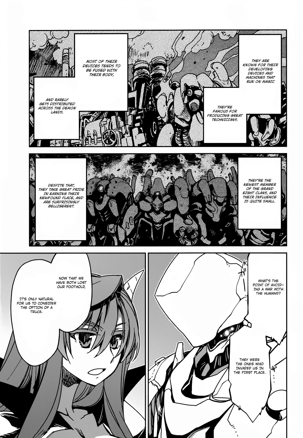 Maoyuu Maou Yuusha - "Kono Watashi no Mono Tonare, Yuusha yo" "Kotowaru!" Chapter 26 page 27 - Chapter 26: Kurultai, Meeting of the Demon Clans