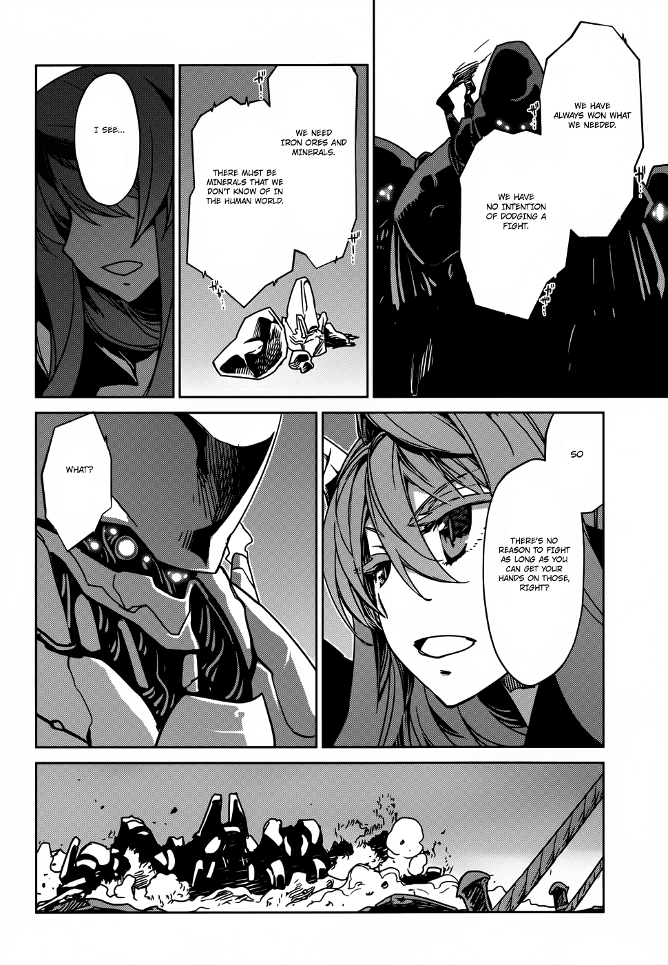 Maoyuu Maou Yuusha - "Kono Watashi no Mono Tonare, Yuusha yo" "Kotowaru!" Chapter 26 page 28 - Chapter 26: Kurultai, Meeting of the Demon Clans