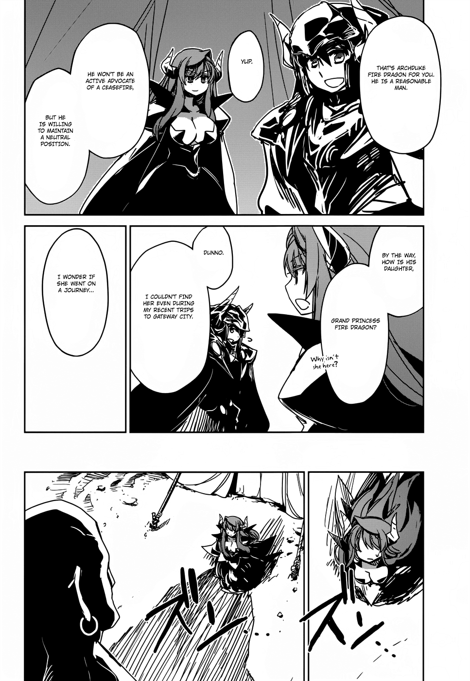 Maoyuu Maou Yuusha - "Kono Watashi no Mono Tonare, Yuusha yo" "Kotowaru!" Chapter 26 page 32 - Chapter 26: Kurultai, Meeting of the Demon Clans