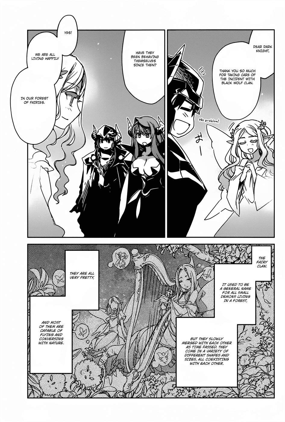Maoyuu Maou Yuusha - "Kono Watashi no Mono Tonare, Yuusha yo" "Kotowaru!" Chapter 26 page 39 - Chapter 26: Kurultai, Meeting of the Demon Clans