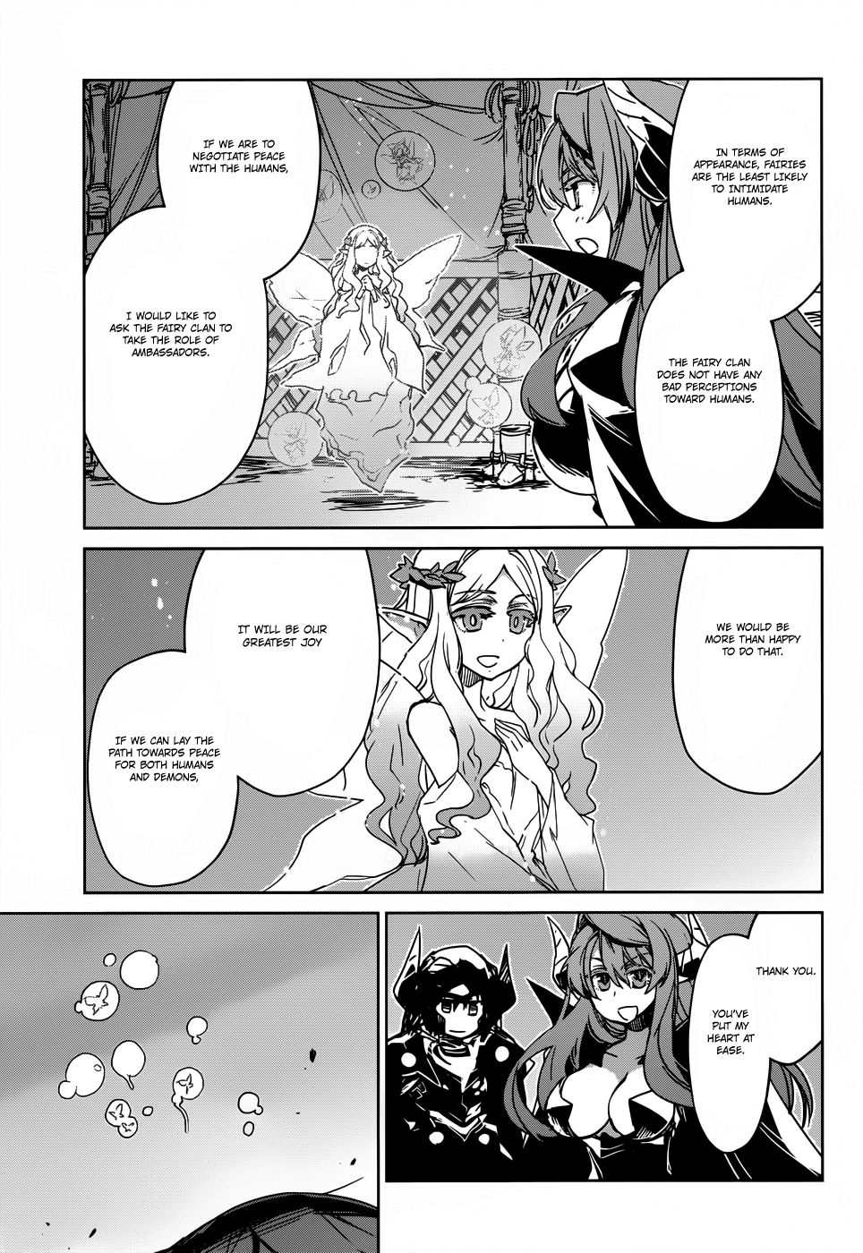 Maoyuu Maou Yuusha - "Kono Watashi no Mono Tonare, Yuusha yo" "Kotowaru!" Chapter 26 page 41 - Chapter 26: Kurultai, Meeting of the Demon Clans