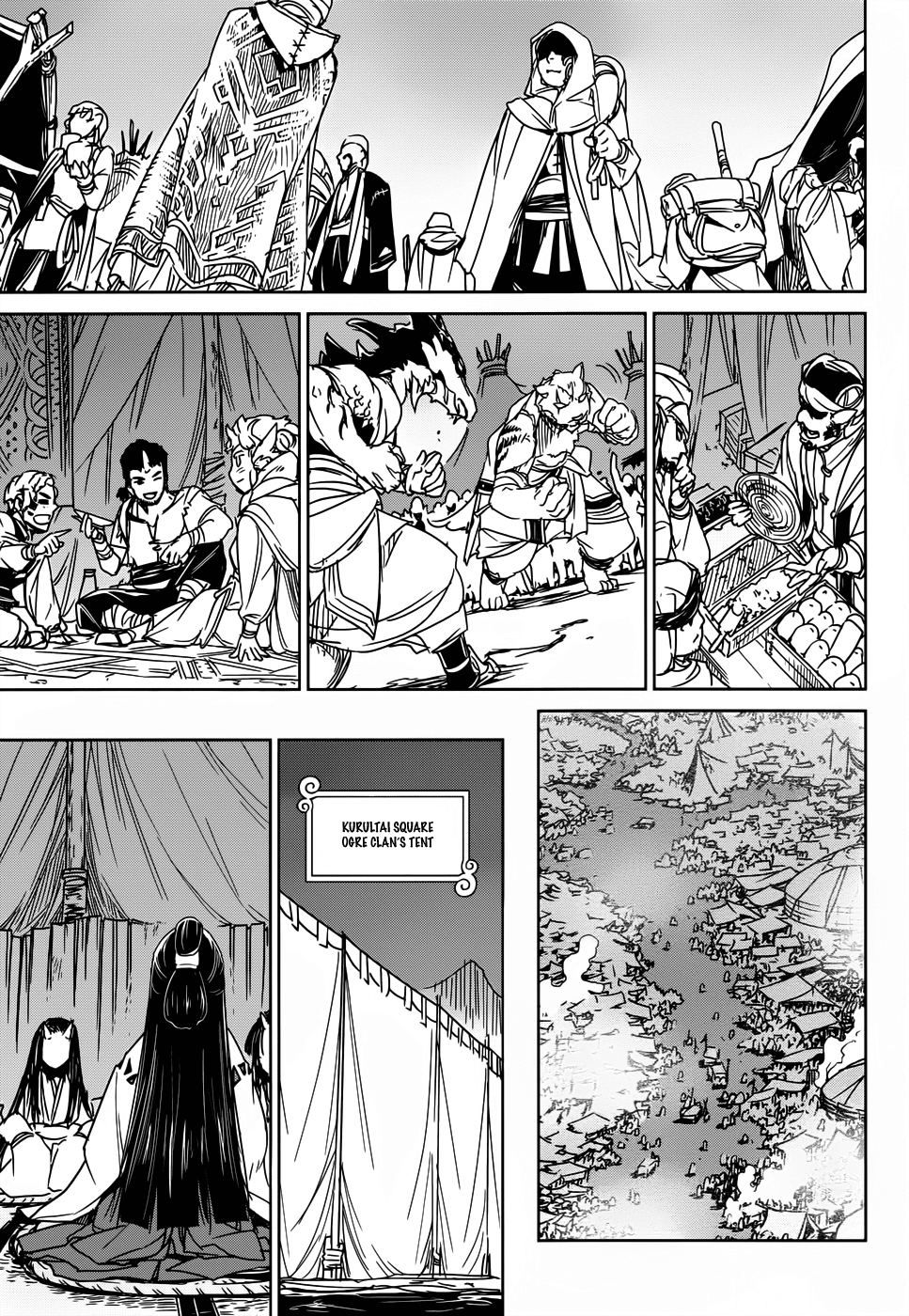 Maoyuu Maou Yuusha - "Kono Watashi no Mono Tonare, Yuusha yo" "Kotowaru!" Chapter 26 page 43 - Chapter 26: Kurultai, Meeting of the Demon Clans