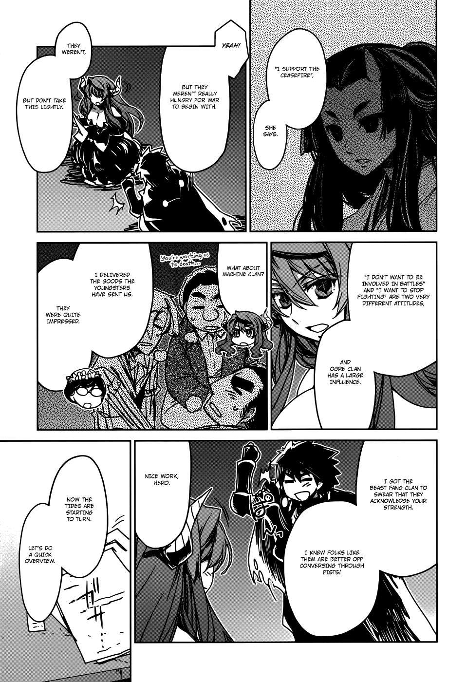 Maoyuu Maou Yuusha - "Kono Watashi no Mono Tonare, Yuusha yo" "Kotowaru!" Chapter 27 page 30 - Chapter 27: First Strike