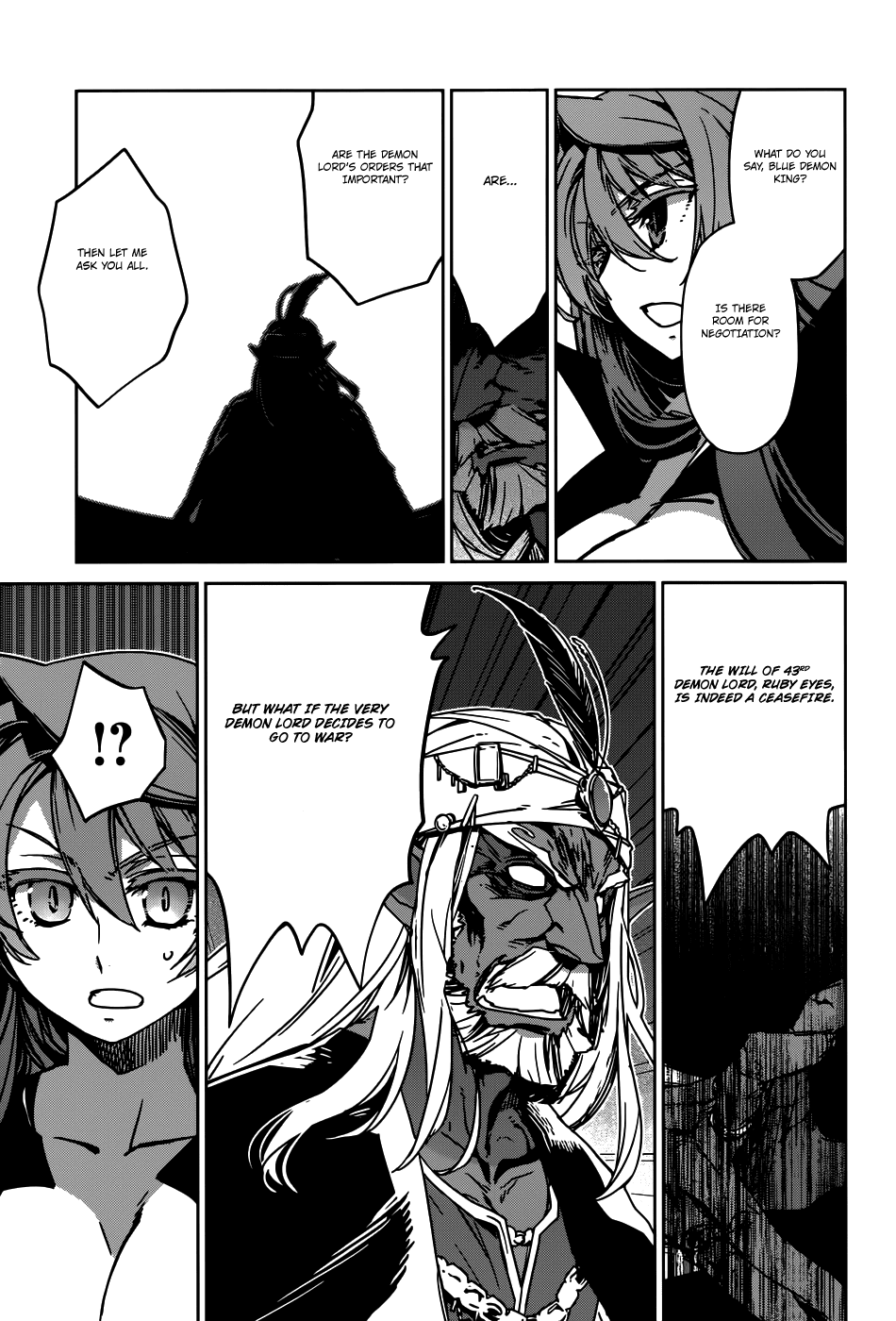 Maoyuu Maou Yuusha - "Kono Watashi no Mono Tonare, Yuusha yo" "Kotowaru!" Chapter 27 page 43 - Chapter 27: First Strike