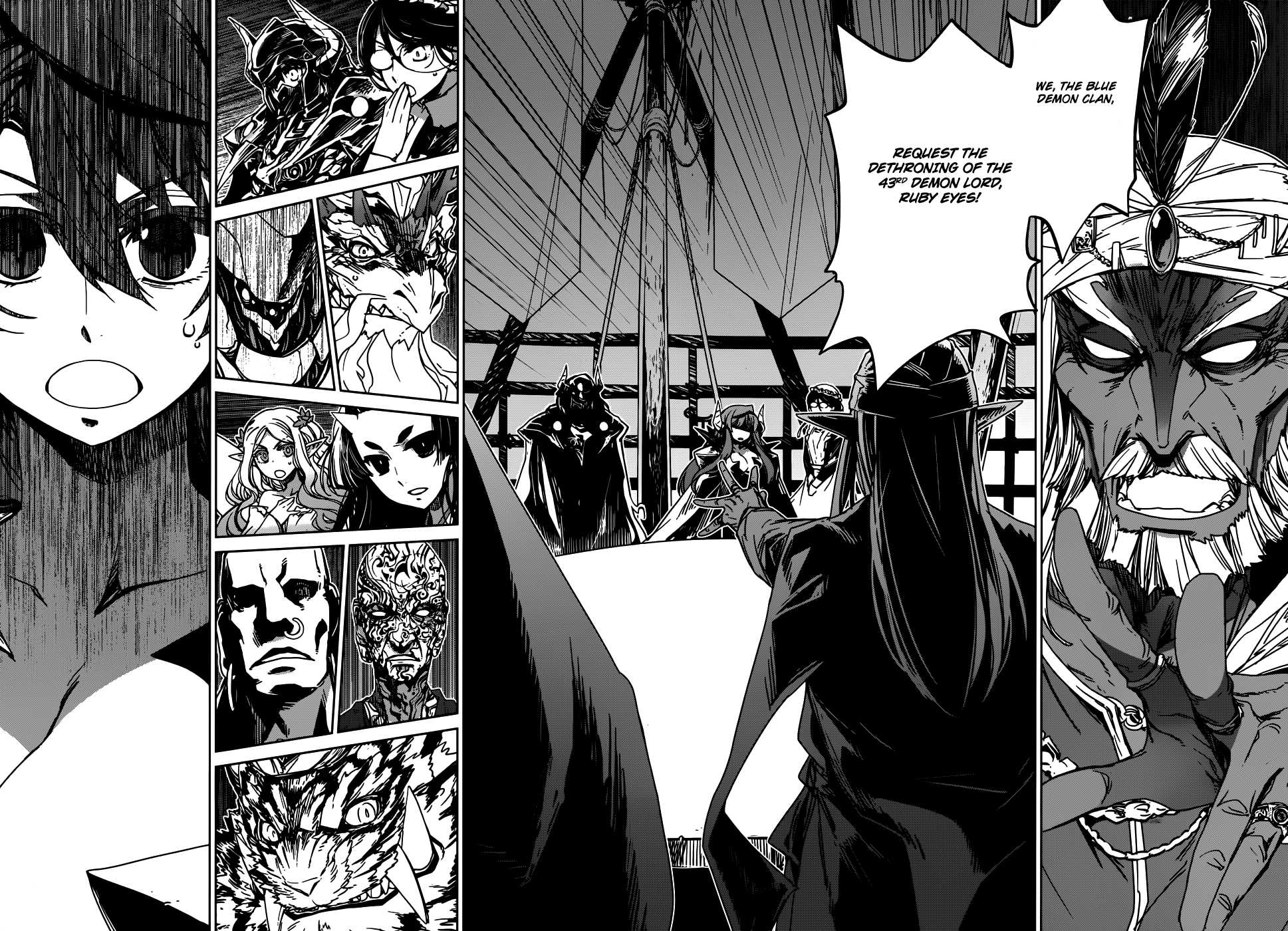 Maoyuu Maou Yuusha - "Kono Watashi no Mono Tonare, Yuusha yo" "Kotowaru!" Chapter 27 page 46 - Chapter 27: First Strike