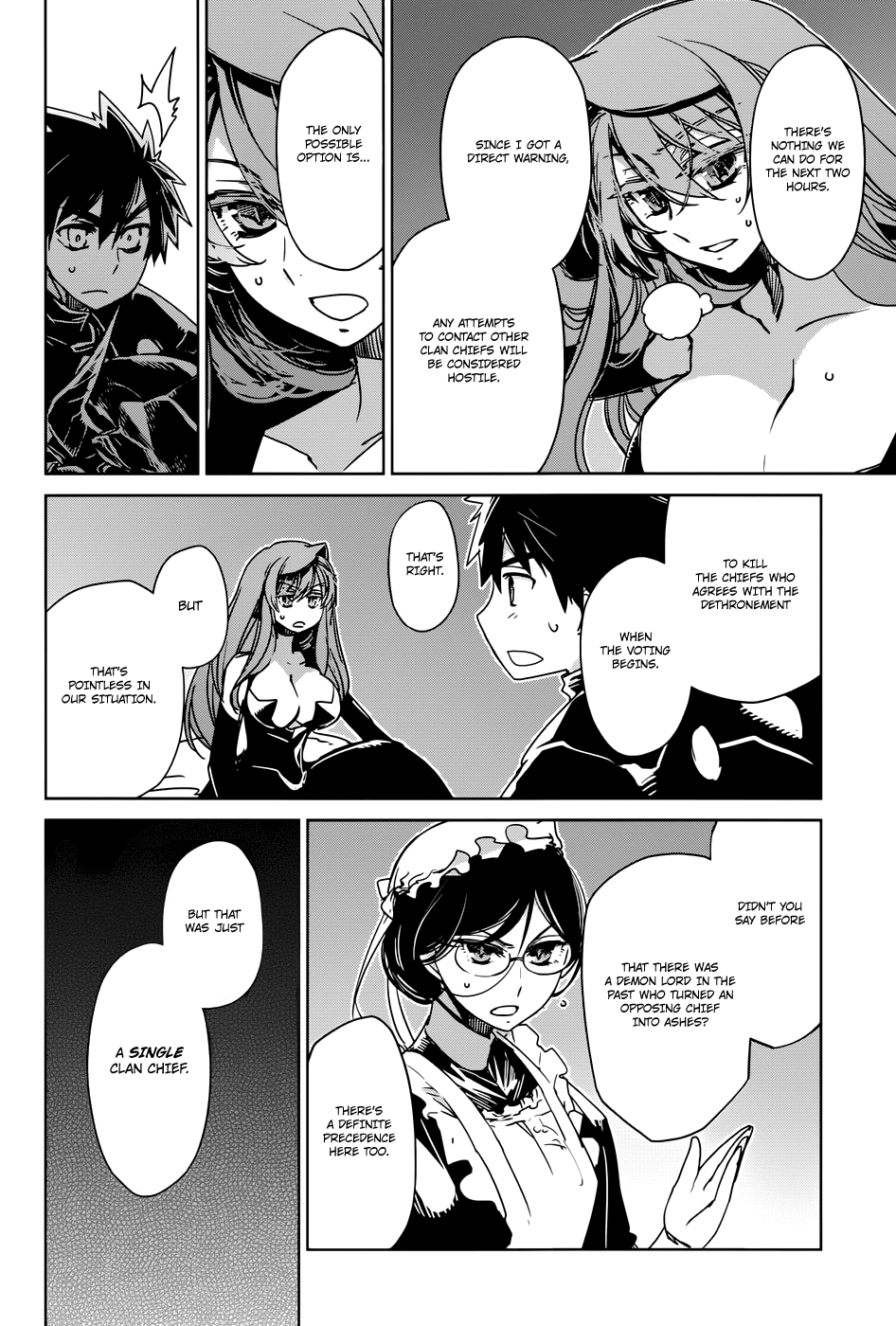 Maoyuu Maou Yuusha - "Kono Watashi no Mono Tonare, Yuusha yo" "Kotowaru!" Chapter 28 page 20 - Chapter 28: Law